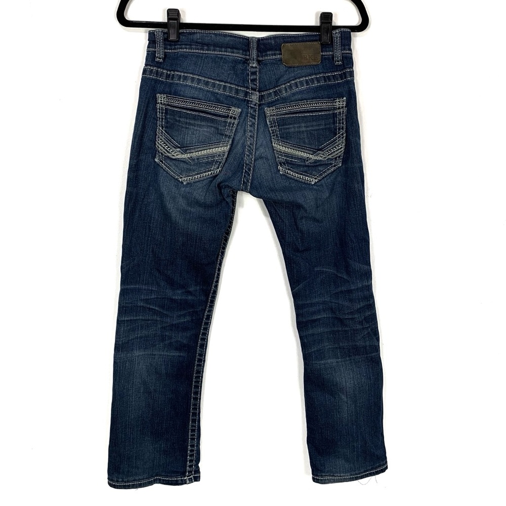 BKE Men's Bootcut Jeans - Dark Blue